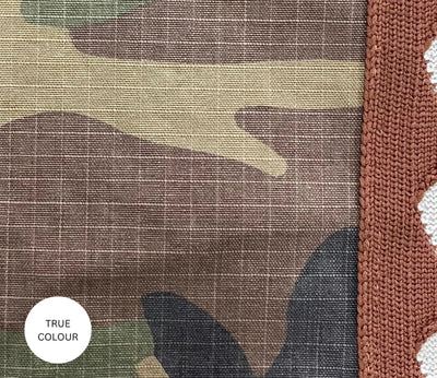 SABBI CANVAS HEARTS PANTS CAMO