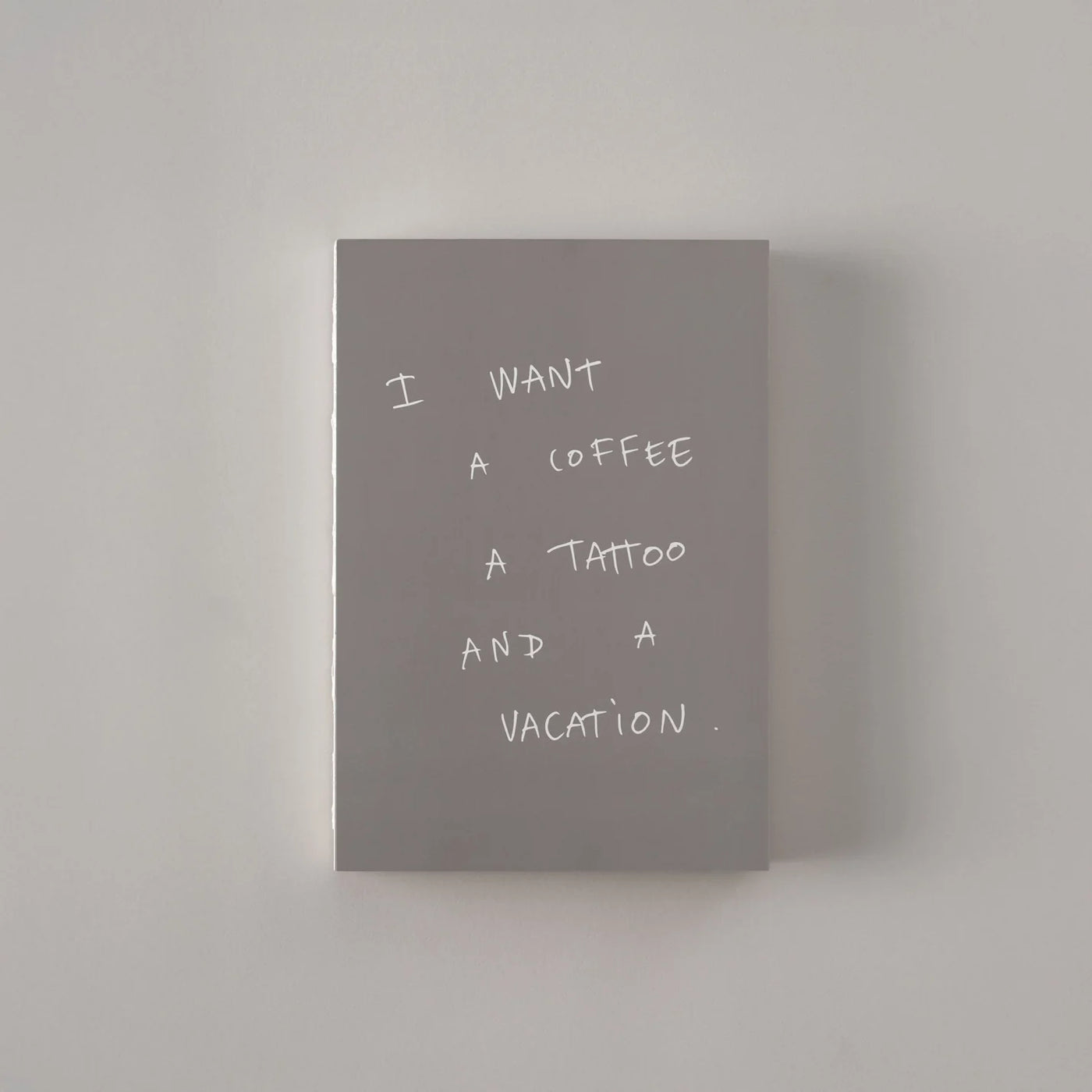  GRY MATTR X THOMAS LELU POÈTE NOTEBOOK  GREY