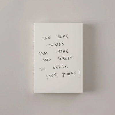 GRY MATTR X THOMAS LELU POÈTE NOTEBOOK  CREAM