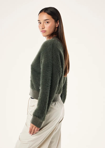 PE NATION GREENPOINT V-NECK KNIT CAVIAR
