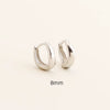 Pia Hoops in Silver | Sterling Silver | The Line by Baby Lemonade