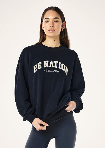 PE NATION HERITAGE SWEAT DARK SAPPHIRE | BABY LEMONADE STORE