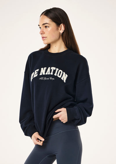 PE NATION HERITAGE SWEAT DARK SAPPHIRE | BABY LEMONADE STORE