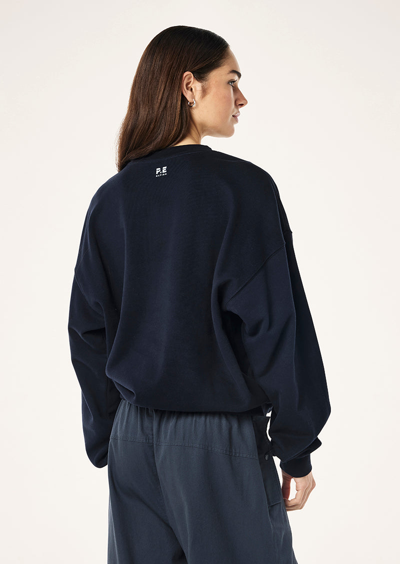 PE NATION HERITAGE SWEAT DARK SAPPHIRE | BABY LEMONADE STORE