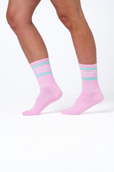 HIBISCUS HOTEL LAYOVER SOCK PINK