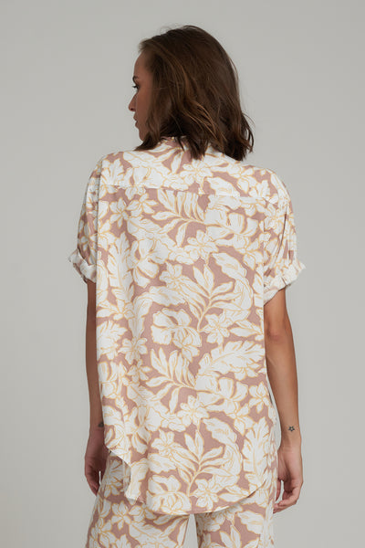 Lilya Hutton floral rayon short sleeve shirt Tropico