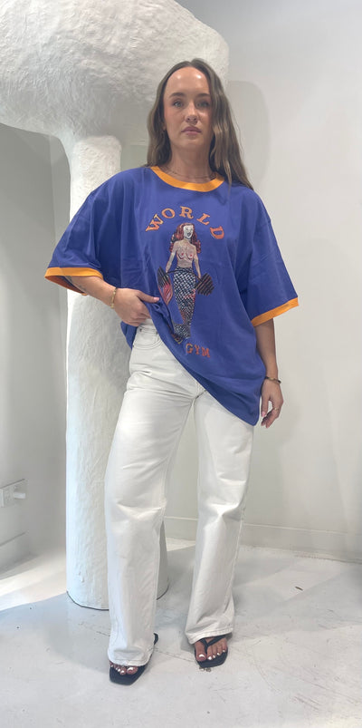 SABBI THE VERY OVERSIZED EXTRA FRIES GYM TEE