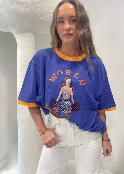 SABBI THE VERY OVERSIZED EXTRA FRIES GYM TEE