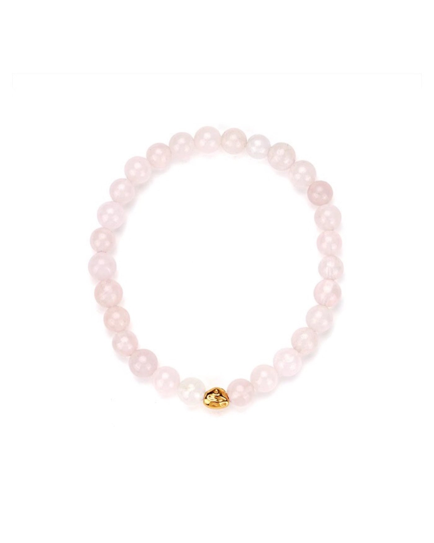 AURA BRACELET FLOWER ROSE QUARTZ