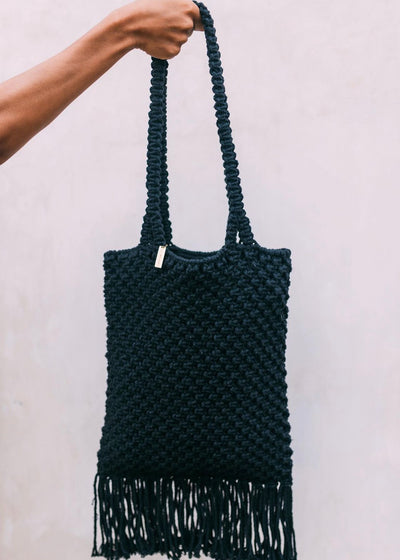 THE MACRAMAN CHICAMA ORGANIC COTTON MACRAME SHOPPING TOTE