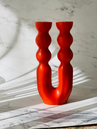 NOKA DESIGNS PILLARS OF LIGHT  CANDLE APEROL