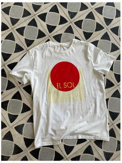 Little Palma El Sol Graphic printed organic cotton Tee