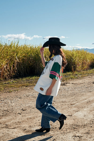 SABBI THE VERY OVERSIZED BEYOUTIFUL HOTEL TEE MARSHMALLOW