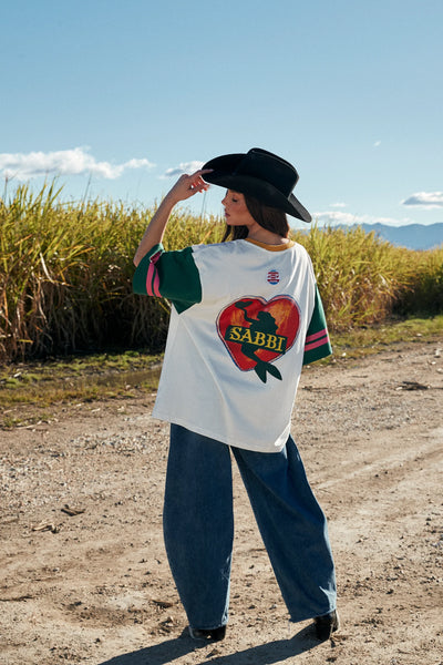 SABBI THE VERY OVERSIZED BEYOUTIFUL HOTEL TEE MARSHMALLOW