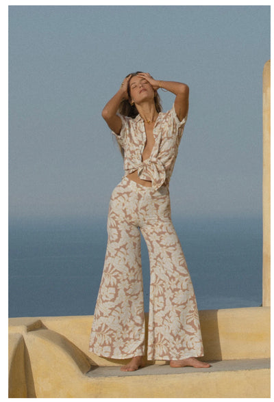 Lilya Hutton floral rayon short sleeve shirt Tropico