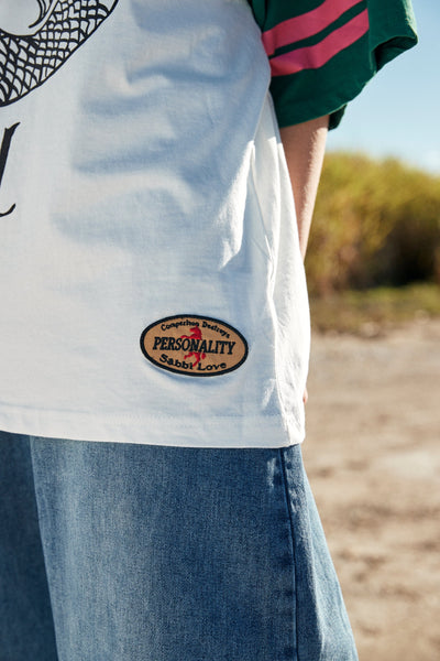 SABBI THE VERY OVERSIZED BEYOUTIFUL HOTEL TEE MARSHMALLOW
