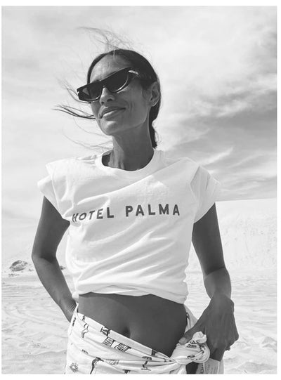 LITTLE PALMA HOTEL PALMA GRAPHIC ORGANIC COTTON TEE