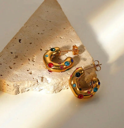 ZAYA AZURA EARRINGS RAINBOW
