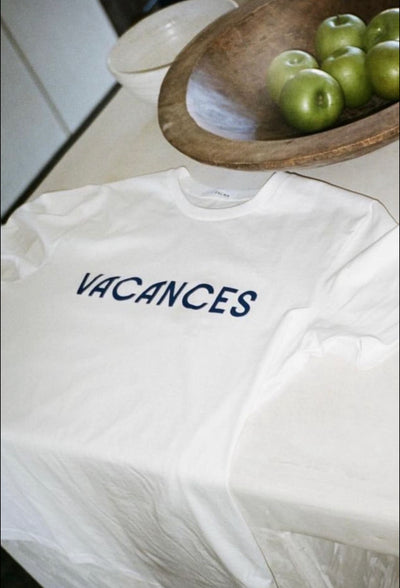 VACANCES  T-SHIRT BLUE