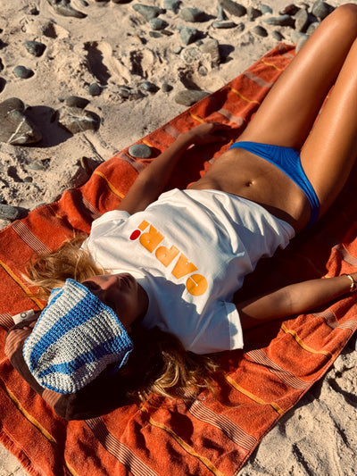 LITTLE PALMA CAPRI T-SHIRT MANGO| BABY LEMONADE STORE