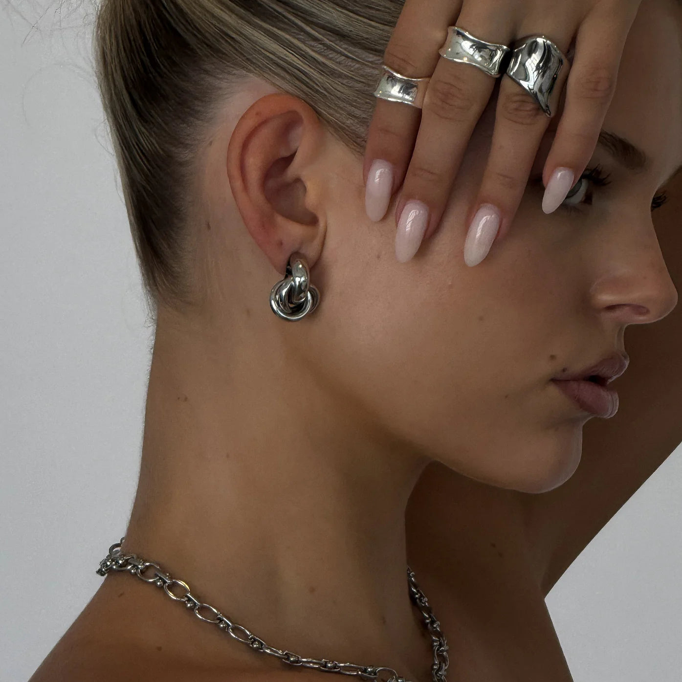  the Kyra Knot Earrings, by Zaya Collective.
