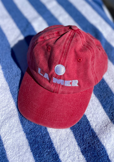  LITTLE PALMA LA MER CAP FADED RED