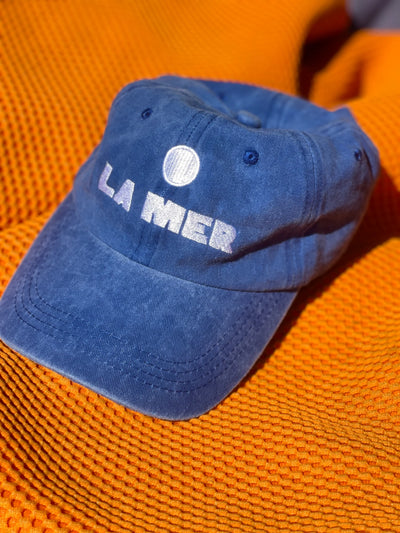 LITTLE PALMA LA MER CAP FADED BLUE