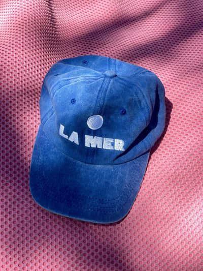 LITTLE PALMA LA MER CAP FADED BLUE