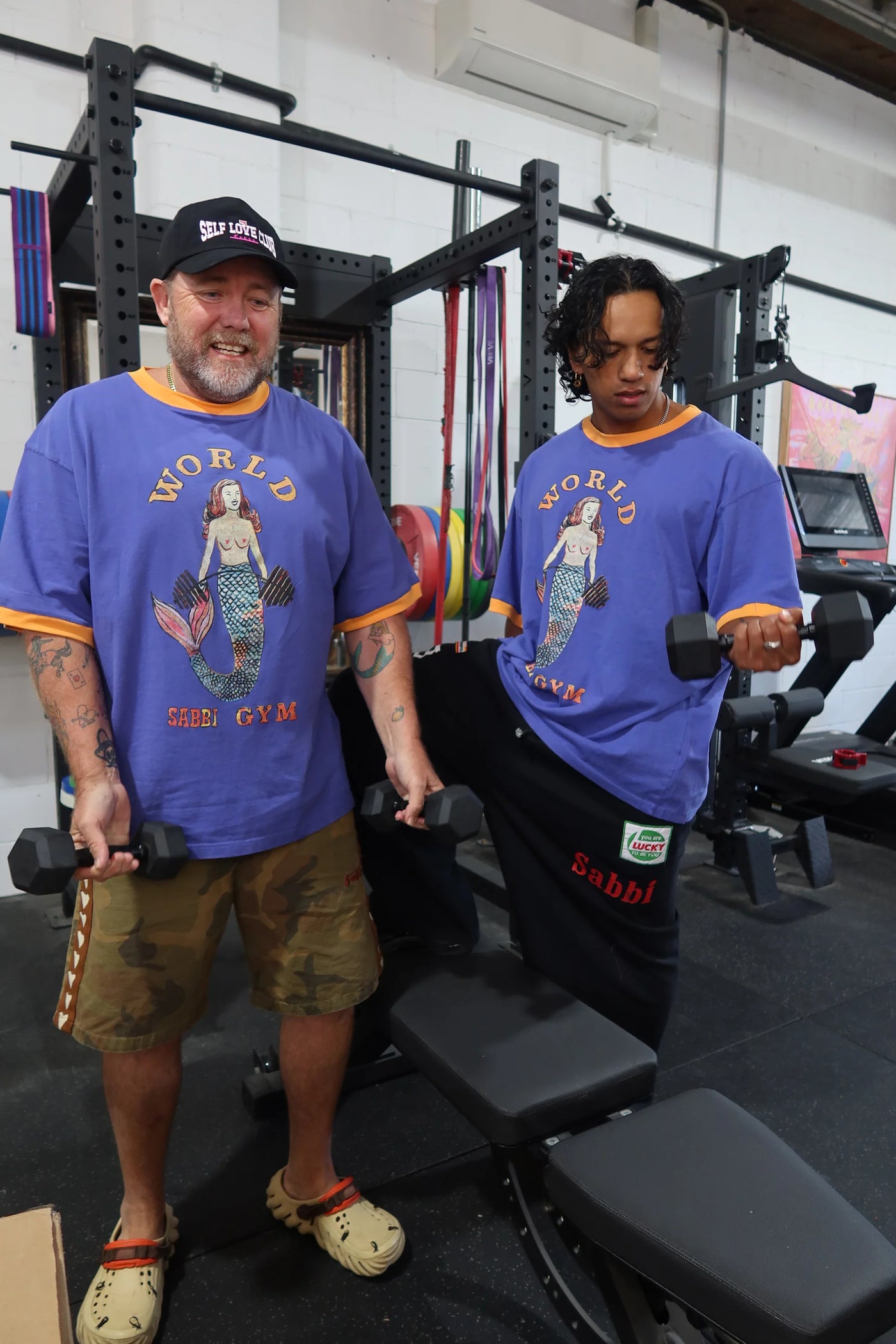 SABBI THE VERY OVERSIZED EXTRA FRIES GYM TEE