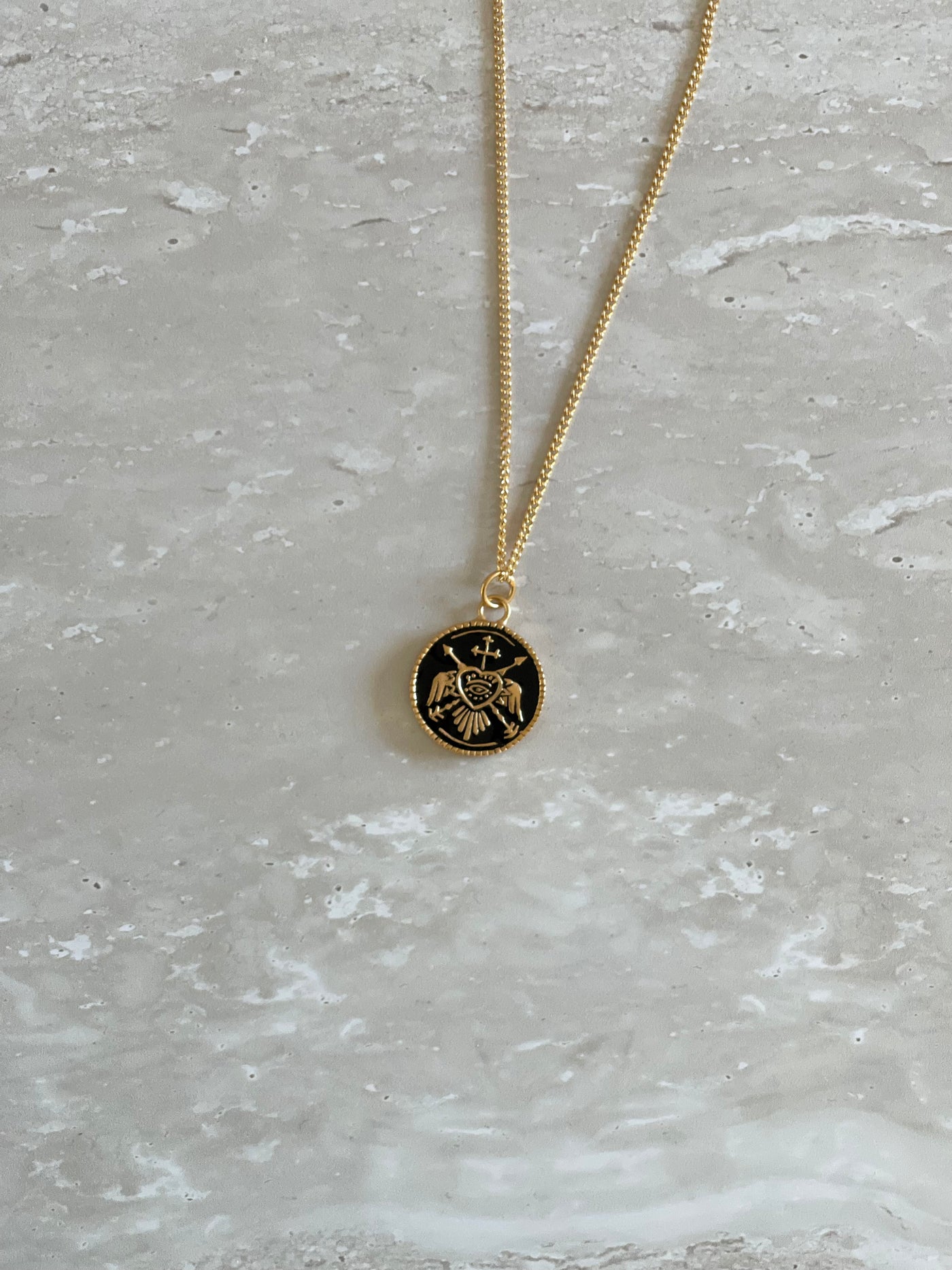 NIKKI ROSS THE HARMONY PENDANT BLACK