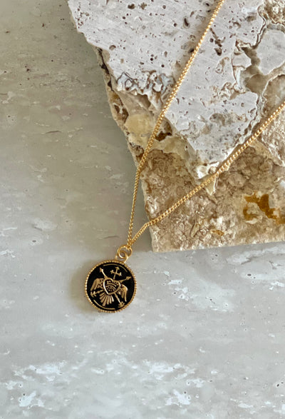 NIKKI ROSS THE HARMONY PENDANT BLACK