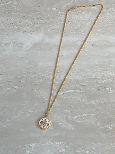 THE HARMONY COIN PENDANT WHITE