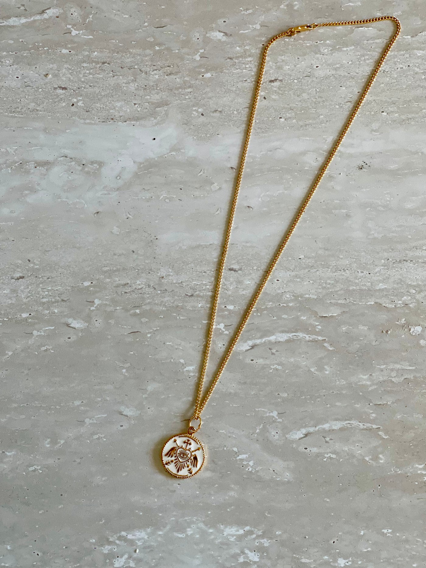 NIKKI ROSS THE HARMONY PENDANT WHITE