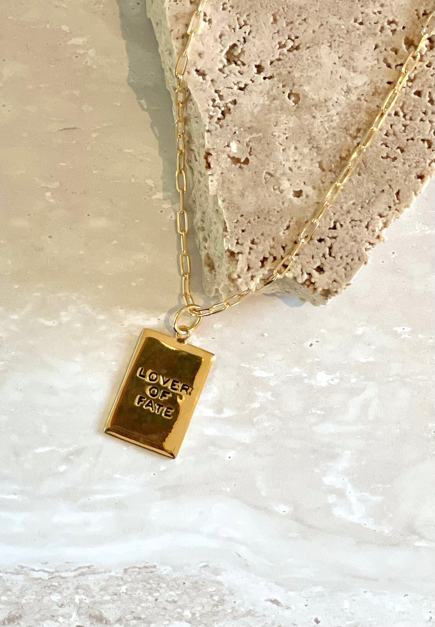 NIKKI ROSS LOVER OF FATE PENDANT GOLD