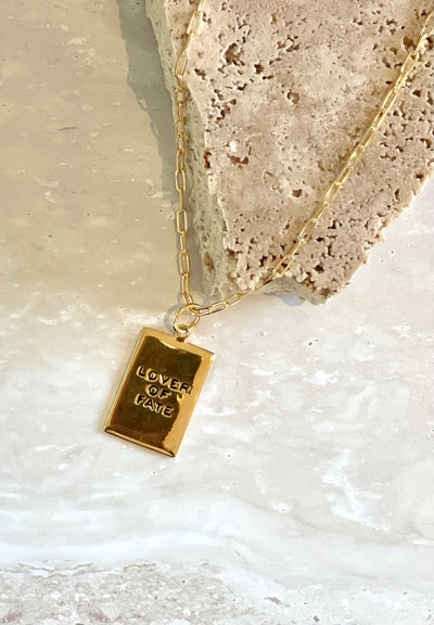 NIKKI ROSS LOVER OF FATE PENDANT GOLD