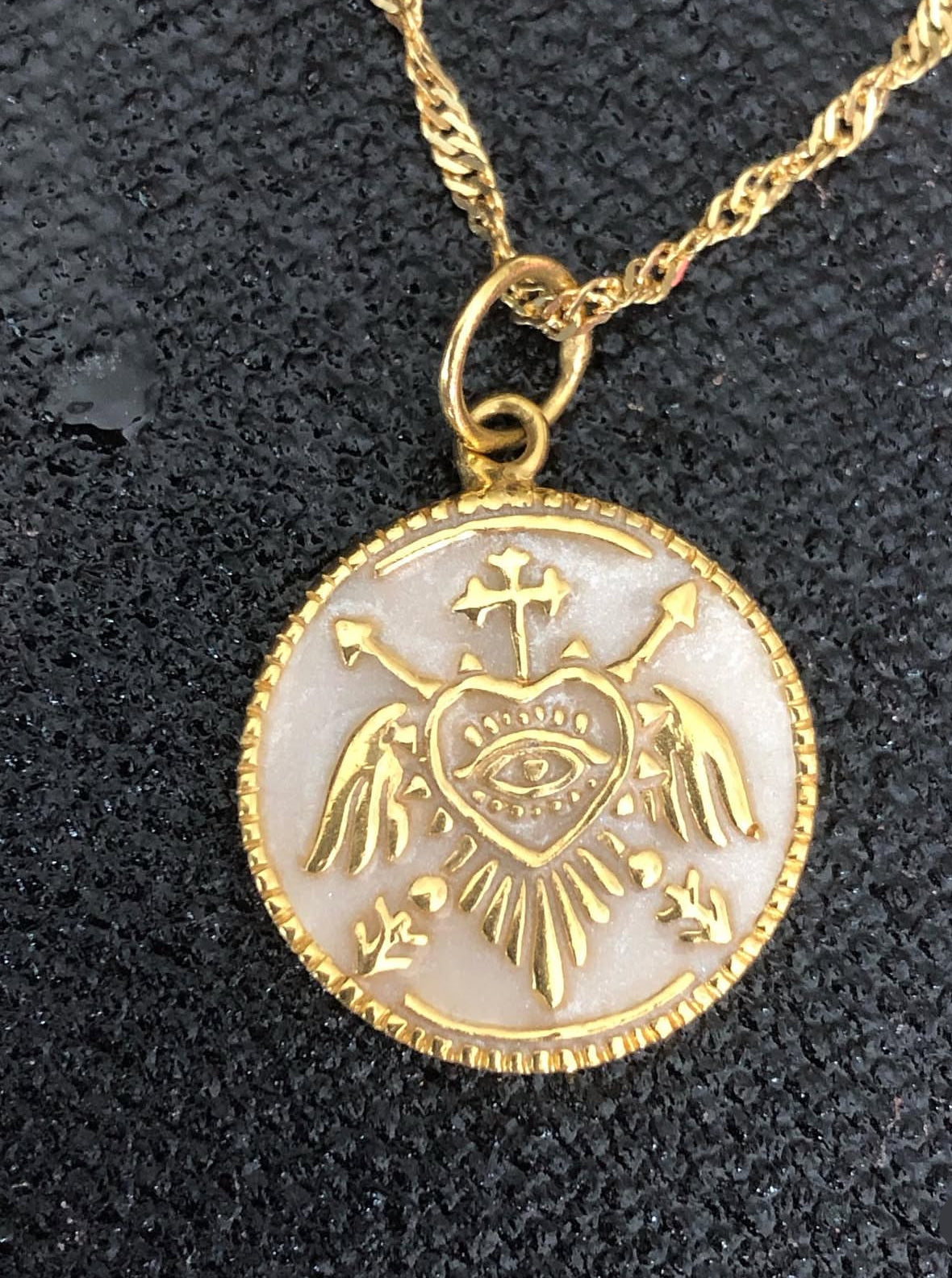 NIKKI ROSS THE HARMONY PENDANT WHITE