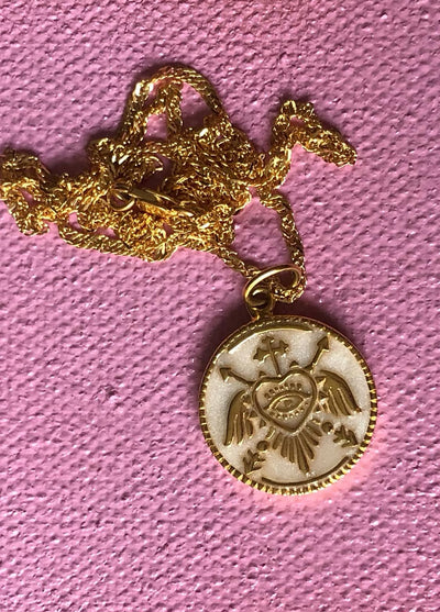 NIKKI ROSS THE HARMONY PENDANT WHITE