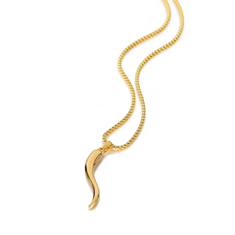 CHILLI NECKLACE GOLD