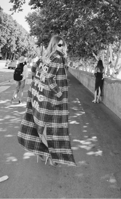 HAPPY LITTLE MOTHER THUG LIFE LONG COAT