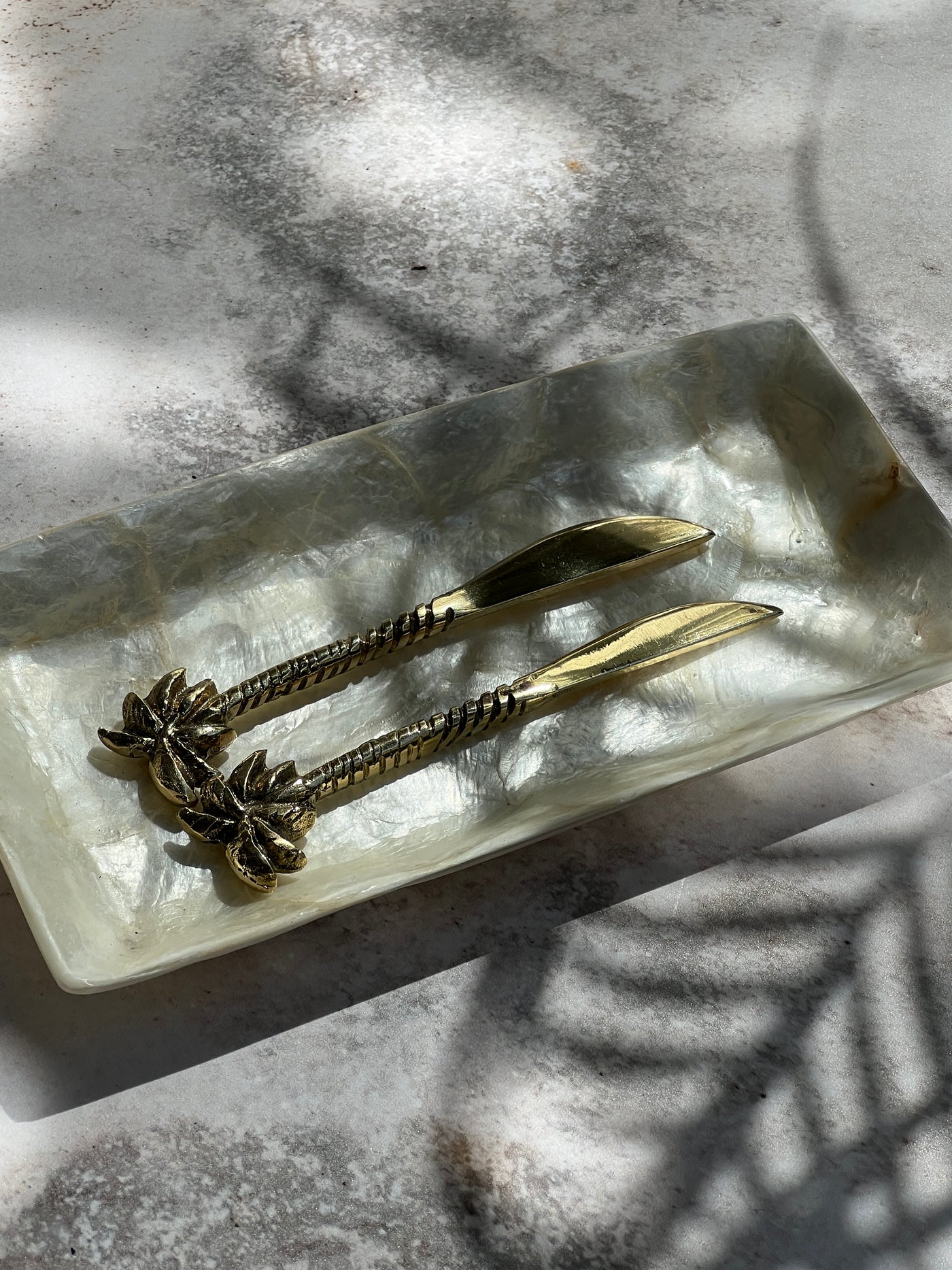 Palm Tree Brass Cutlery Knife Baby Lemonade Store