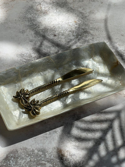 Palm Tree Brass Cutlery Knife Baby Lemonade Store
