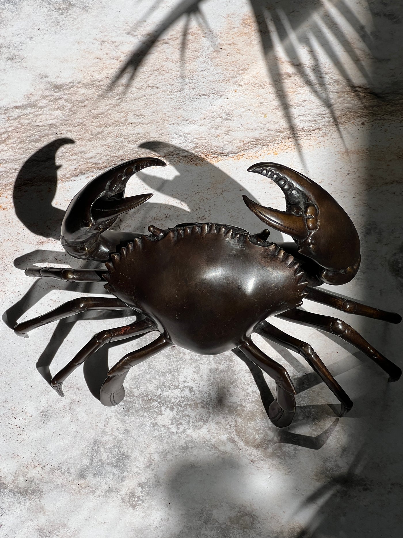 BRASS CRAB DECOR BRONZE BABY LEMONADE STORE