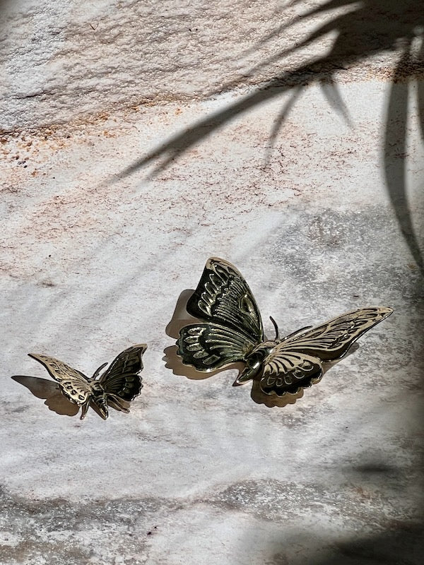 Brass Butterfly decor. Baby Lemonade Store