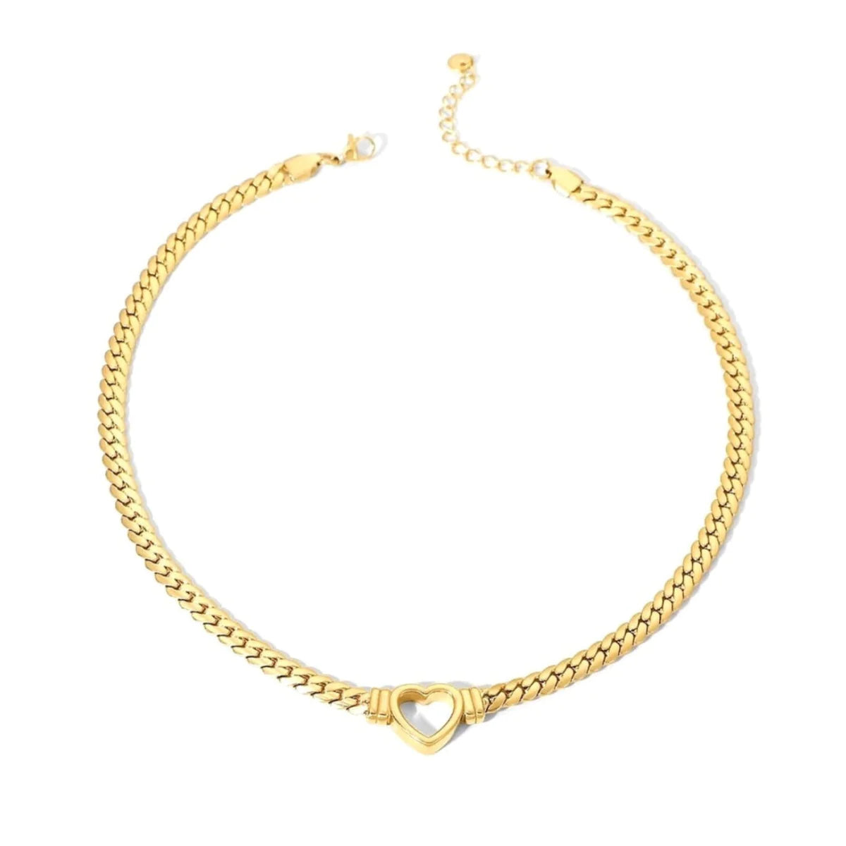 ZAYA COLLECTIVE INCANTARE HEART GOLD NECKLACE