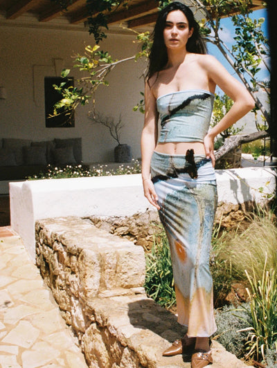 FENERS TU x MI SKIRT MARBRE