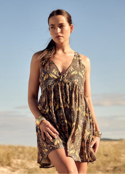 TIGERLILY PEPPER MINI DRESS MARIN BLACK