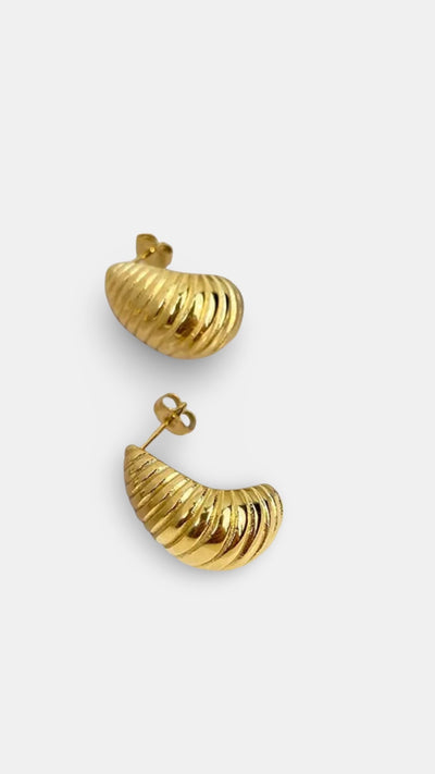 THE LINE LUNE EARRINGS GOLD | BABY LEMONADE STORE