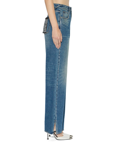 KSUBI PLAYBACK SPLITS JEANS TEXAS BLUE