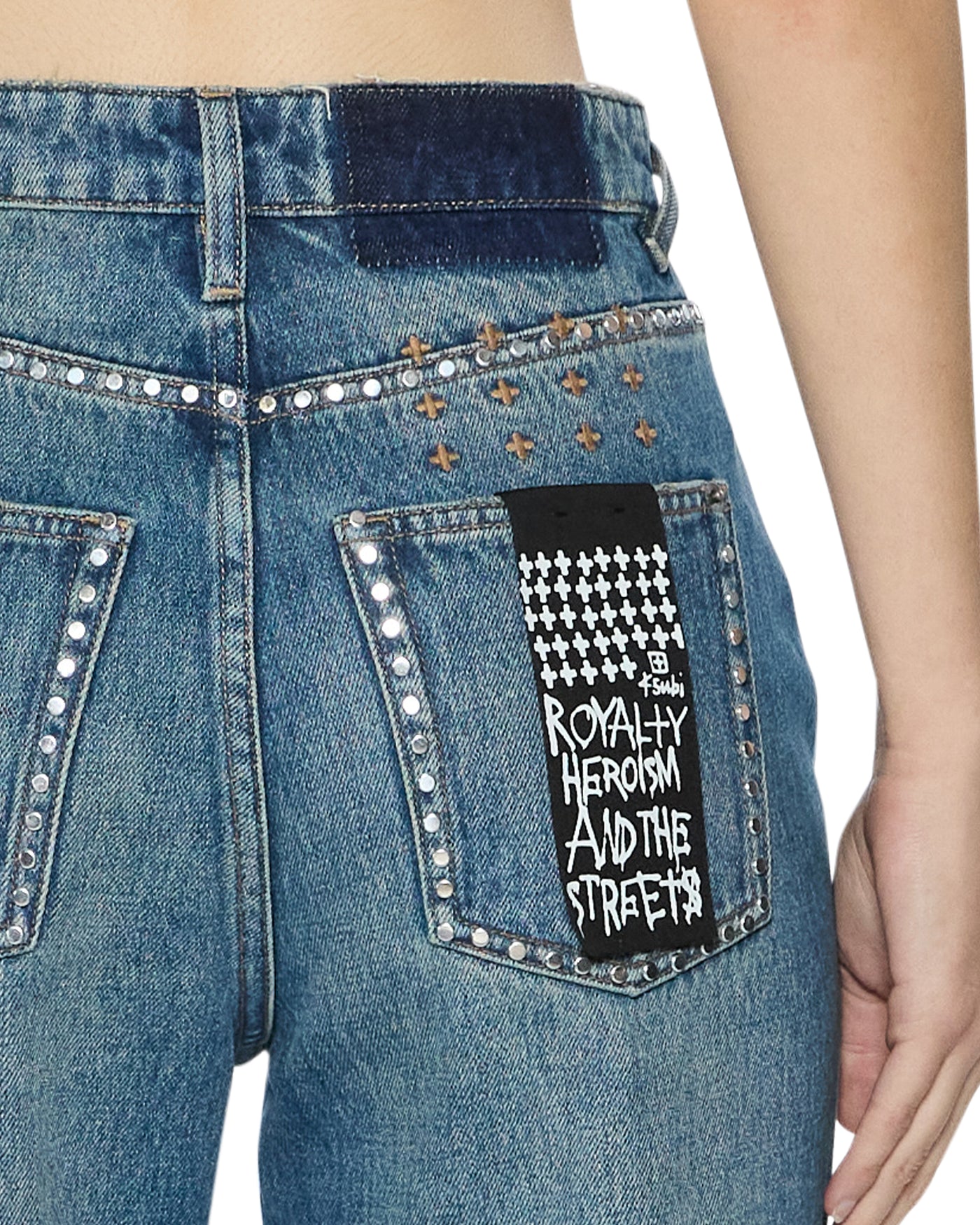 KSUBI PLAYBACK SPLITS JEANS TEXAS BLUE