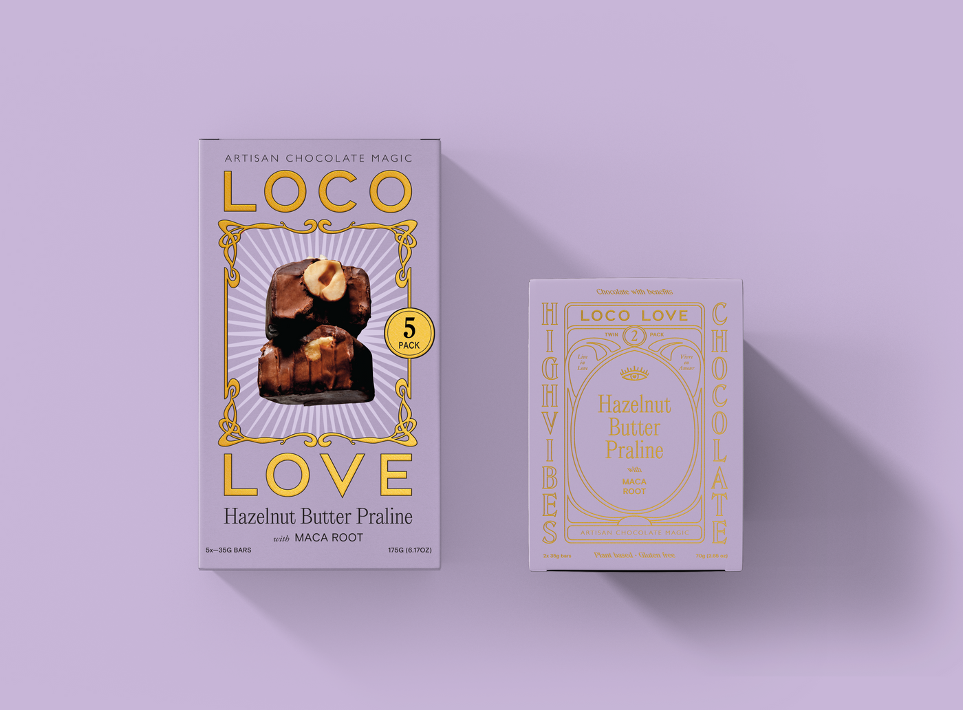 LOCO LOVE 5 PACK HAZELNUT BUTTER PRALINE